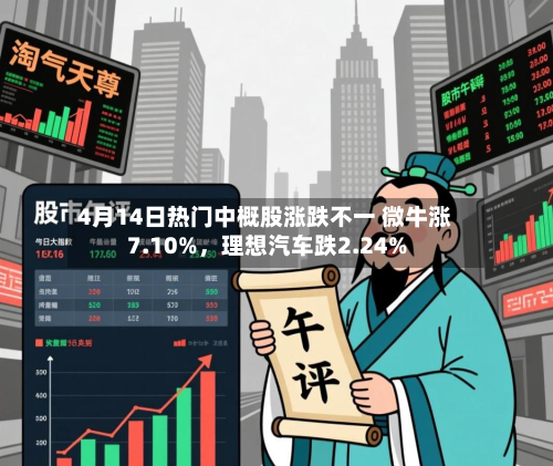 4月14日热门中概股涨跌不一 微牛涨7.10%	，理想汽车跌2.24%-第2张图片