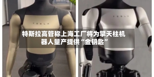 特斯拉高管称上海工厂将为擎天柱机器人量产提供“金钥匙”-第2张图片
