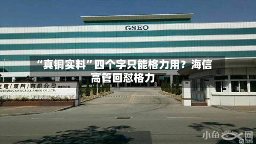 “真铜实料”四个字只能格力用？海信高管回怼格力-第2张图片