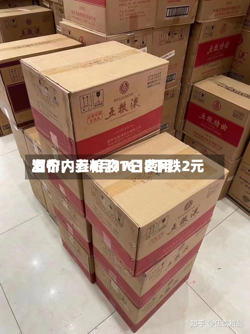 酒价内参4月17日费用发布	，五粮液1618下跌2元-第2张图片