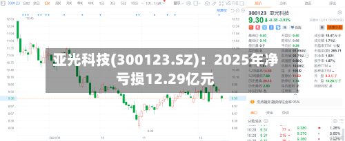 亚光科技(300123.SZ)：2025年净亏损12.29亿元-第1张图片