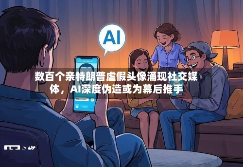 数百个亲特朗普虚假头像涌现社交媒体，AI深度伪造或为幕后推手