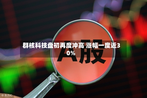 群核科技盘初再度冲高 涨幅一度近30%-第1张图片