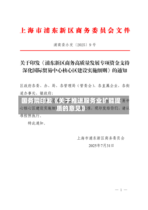 国务院印发《关于推进服务业扩能提质的意见》-第2张图片