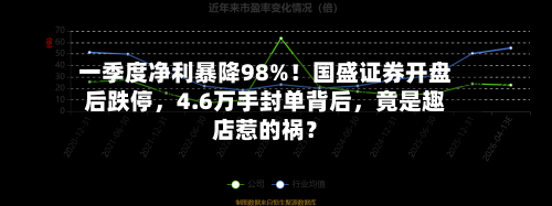 一季度净利暴降98%！国盛证券开盘后跌停，4.6万手封单背后，竟是趣店惹的祸？