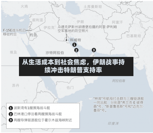 从生活成本到社会焦虑，伊朗战事持续冲击特朗普支持率