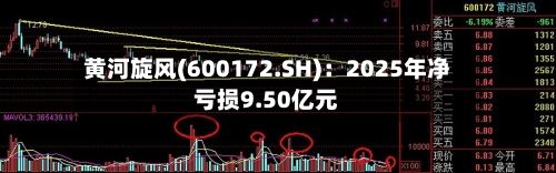 黄河旋风(600172.SH)：2025年净亏损9.50亿元