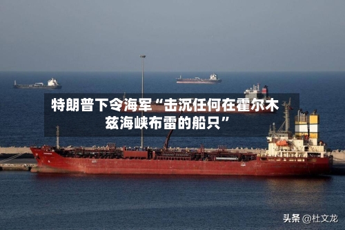 特朗普下令海军“击沉任何在霍尔木兹海峡布雷的船只”