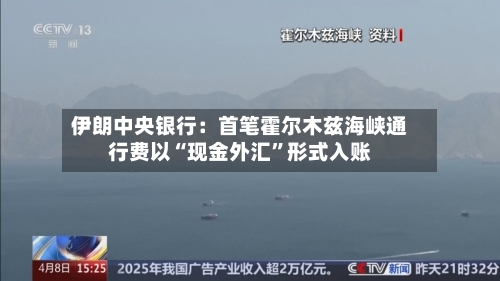 伊朗中央银行：首笔霍尔木兹海峡通行费以“现金外汇	”形式入账-第2张图片