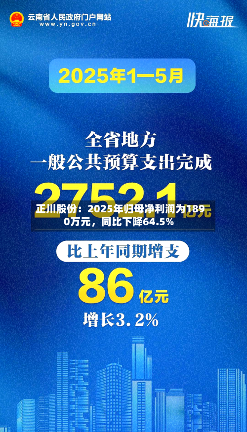 正川股份：2025年归母净利润为1890万元，同比下降64.5%-第3张图片