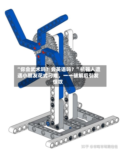 “你会武术吗？会英语吗？	”机器人遭遇小朋友花式刁难，一一破解后引发惊叹-第3张图片